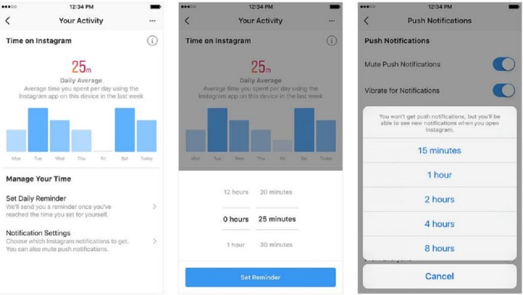 новая панель Instagram