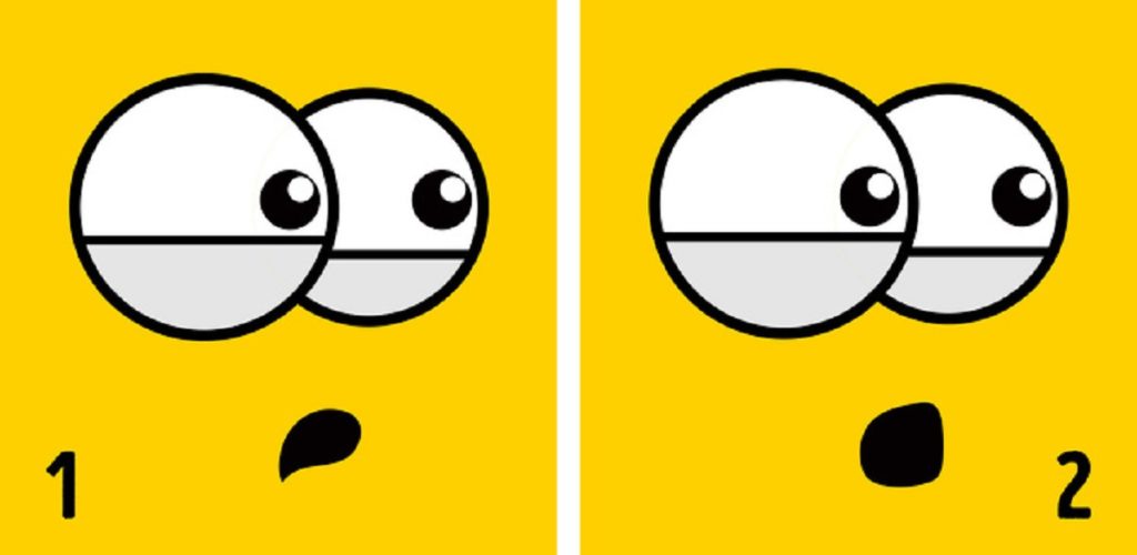 лицо которое выглядит счастливым