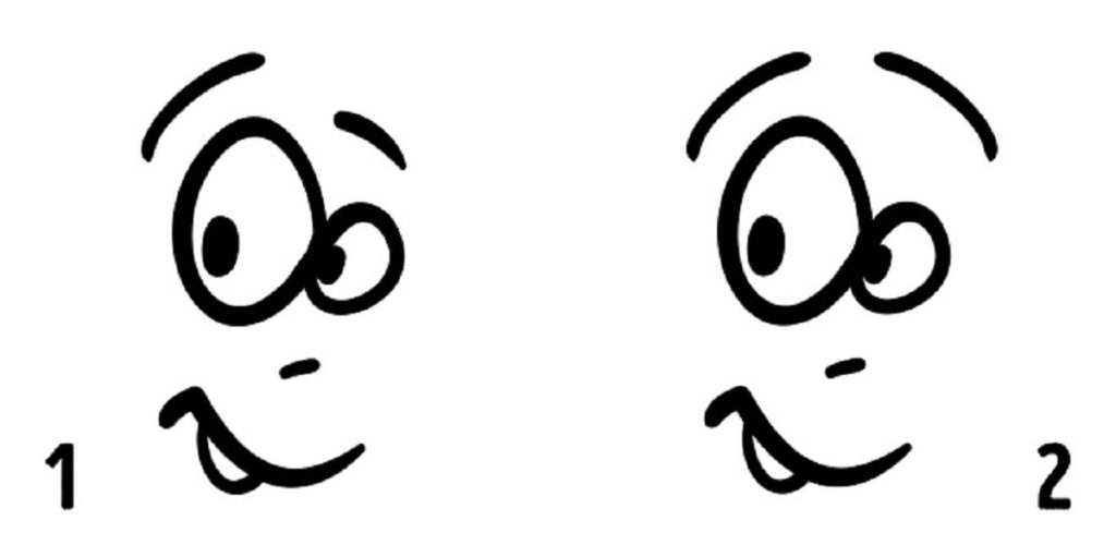 лицо которое выглядит счастливым