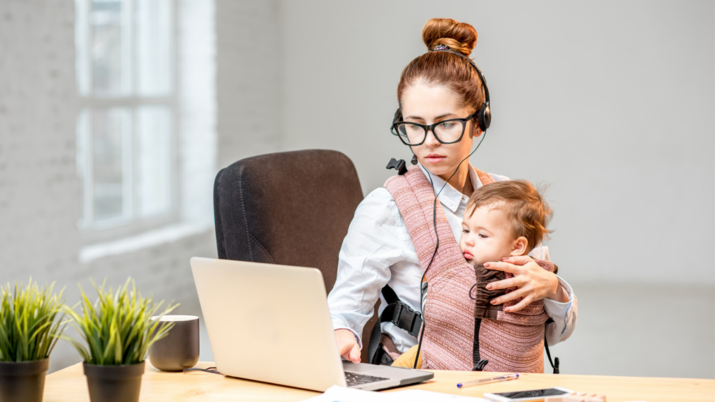 работающая мама