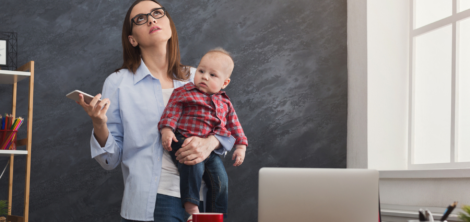 работающая мама